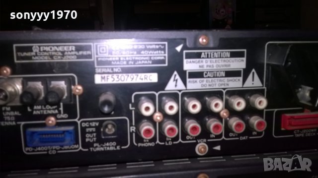 pioneer japan-power ampli+preamplifier/tuner-внос швеицария, снимка 12 - Ресийвъри, усилватели, смесителни пултове - 23550279