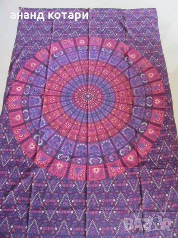 Индийски чаршафи тип мандала, снимка 7 - Спално бельо - 22887797