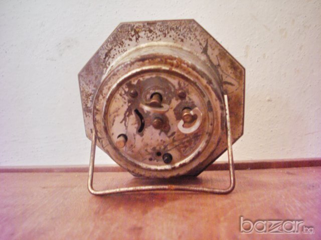 HALLER стар часовник с будилник, снимка 5 - Антикварни и старинни предмети - 6863814