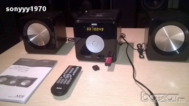 Aeg mc4463-usb/cd/tuner/aux/ampl+2 колони-внос швеицария, снимка 3 - Ресийвъри, усилватели, смесителни пултове - 13278039