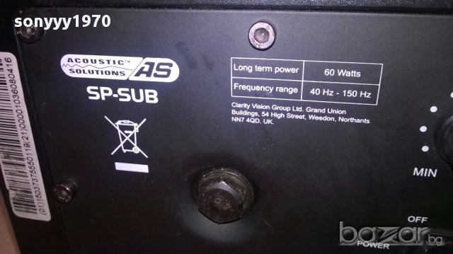 acoustic soliution-made in uk-активен буфер-внос от англия, снимка 17 - Ресийвъри, усилватели, смесителни пултове - 12745682