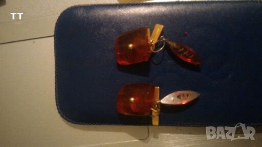 Унилални масивни кехлибарени ръкавели, снимка 2 - Други - 24832427