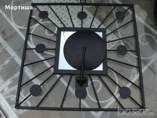 Железен стенен свещник , снимка 2 - Декорация за дома - 19984540