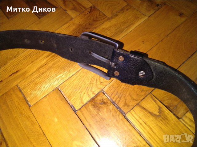 Колан естествена кожа Tommy Hilfiger, снимка 5 - Колани - 24590030