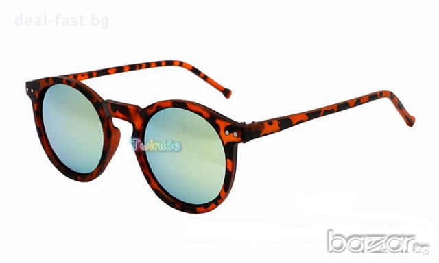 Стилни дамски слънчеви очила тип "кръгли"  - 4 цвята, снимка 4 - Слънчеви и диоптрични очила - 18131624