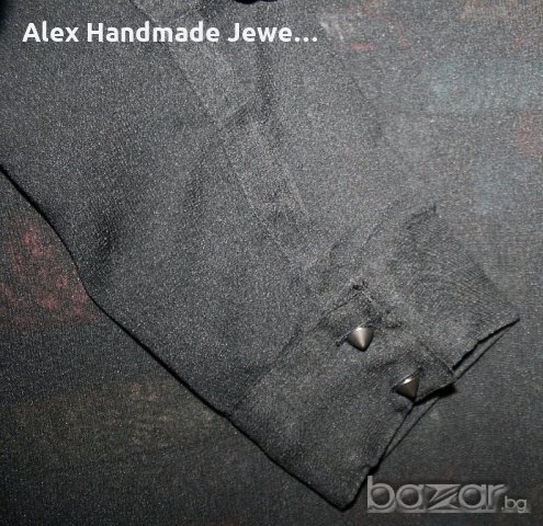 Terranova риза от шифон с перли и шипчета , снимка 5 - Ризи - 19983202