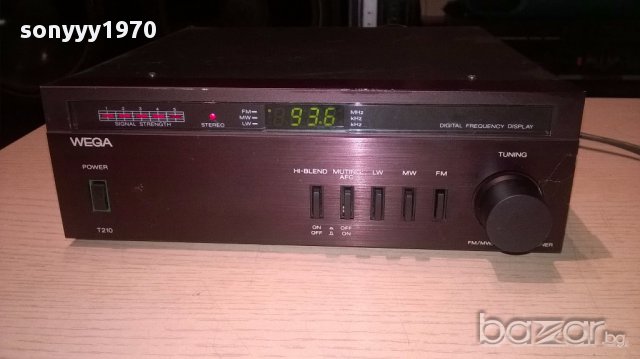 Wega t210-stereo tuner-w.germany-внос швеицария, снимка 10 - Ресийвъри, усилватели, смесителни пултове - 14286023
