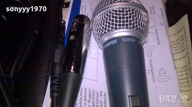 shure beta58s-microphone new, снимка 15 - Микрофони - 23364379