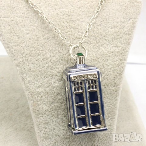 💊 ❓Doctor Who TARDIS космически кораб колие - полицейска кабина точно копие 1:1 🚨 , снимка 2 - Колиета, медальони, синджири - 21664970