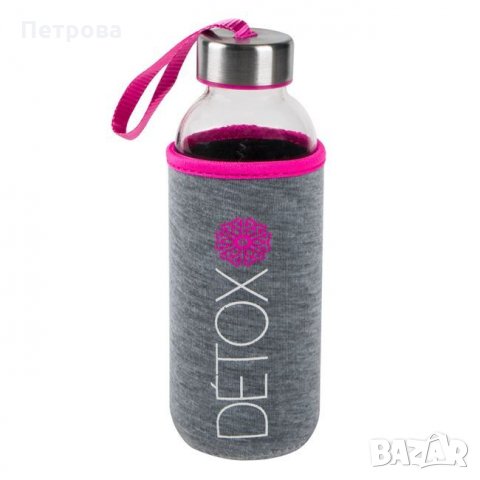 Стъклена бутилка за вода-400 мл.