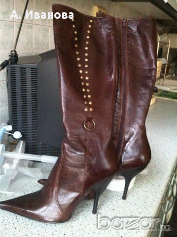 Дамски ботуши "ANGELO", естествена кожа, снимка 1
