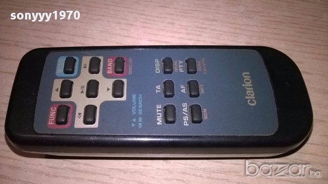 Clarion remote-внос швеицария, снимка 3 - Ресийвъри, усилватели, смесителни пултове - 17573637