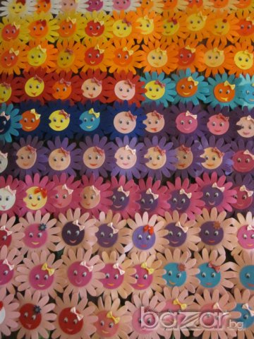 Ръчно изработени маргаритки от филц, снимка 3 - Други - 7881037