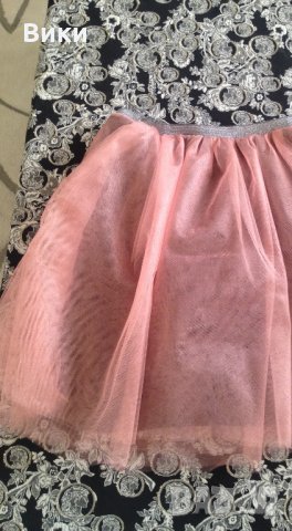 Розова пола пачка висока талия, снимка 9 - Поли - 23217380