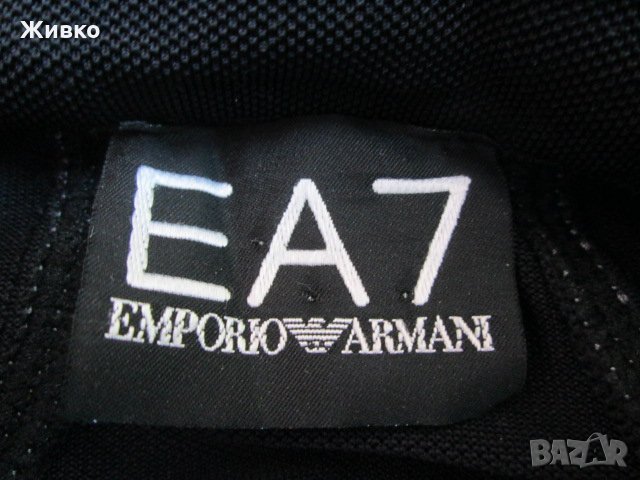 EMPORIO ARMANI черна тънка блуза., снимка 3 - Блузи - 21690345