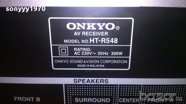 Onkyo ht-r548 receiver-внос швеицария, снимка 12 - Ресийвъри, усилватели, смесителни пултове - 16860712