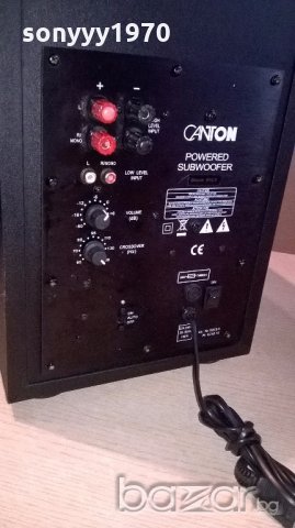 canton powered subwoofer 40х38х23см-внос швеицария, снимка 9 - Тонколони - 18409623