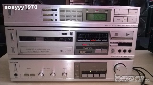 Toshiba tuner+deck+amplifier-внос швеицария, снимка 12 - Ресийвъри, усилватели, смесителни пултове - 13277037