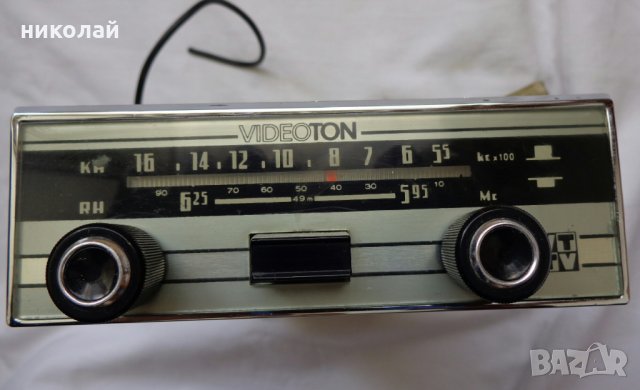 Ретро авто радио марка VIDEOTON монтирано в автомобил ВаЗ 2101/2102/21011 Лада, снимка 1