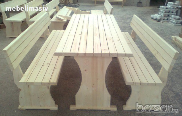 Маси и столове,пейки и сепарета за вашата градина, за вашето заведение., снимка 2 - Маси - 10466895