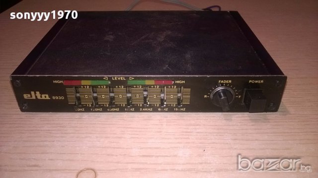 Elta 9830 amplifier/equalizer car audio-внос швеицария, снимка 3 - Аксесоари и консумативи - 16614025