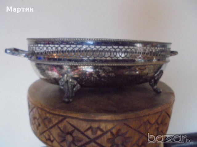 1926г. - Стар посребрен съд !(901012), снимка 2 - Други стоки за дома - 15841197