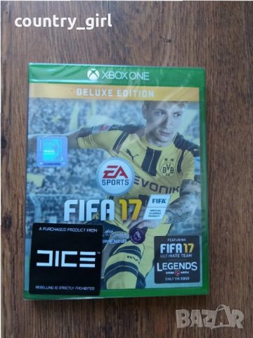 FIFA 17 - Deluxe Edition (Xbox One) - чисто нова с фабрично фолио 100% оригинал , снимка 2 - Настолни игри - 23842033