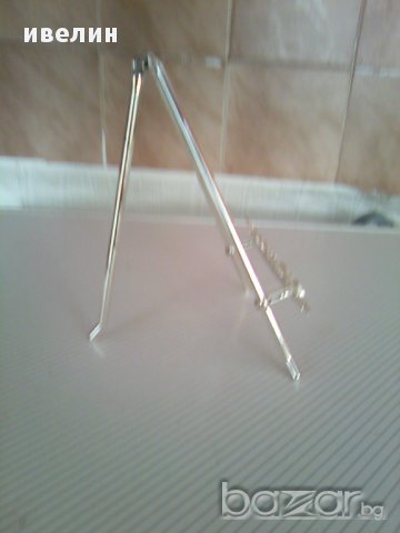 посребрена стойка за снимка-статив, снимка 2 - Декорация за дома - 10166929