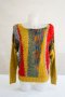 Дамски пуловер в цвят горчица марка Fiondotinta, снимка 2