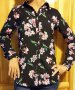 черна риза на цветя, снимка 3
