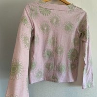 Блуза на цветя, снимка 5 - Блузи с дълъг ръкав и пуловери - 24615159
