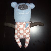 Ръчно изработено мече handmade toys, снимка 1 - Плюшени играчки - 22838754