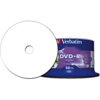 DVD+R 4.7GB full face printable Verbatim - празни дискове , снимка 1 - DVD дискове - 22355531