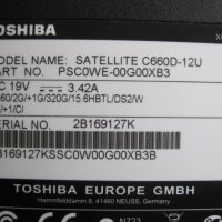 Продавам Toshiba satellite C660D, снимка 9 - Лаптопи за дома - 23160791