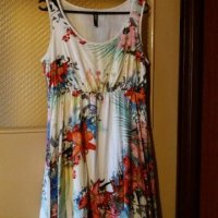 Дам.рокля-"COLOURS"-/вискоза/-цвят-шарена. Закупена от Италия., снимка 4 - Рокли - 22610548