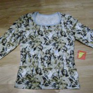 Key памучна блуза със 7/8 ръкав, снимка 3 - Блузи с дълъг ръкав и пуловери - 13466601