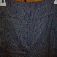 Актуален сив елегантен панталон с фино каре,р-р 38., снимка 2 - Панталони - 16277719