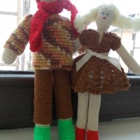 плетени на една кука куклички, снимка 11 - Кукли - 21420729