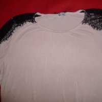 Л/ХЛ Красива блуза с дантела, снимка 4 - Блузи с дълъг ръкав и пуловери - 22502026