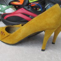 НОВИ луксозни дамски обувки CHARLES JOURDAN, 35- 36, 3х 100% естествена кожа отвън, отвътре и отдолу, снимка 13 - Дамски обувки на ток - 21680308