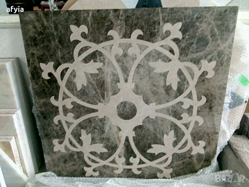 Мозайка - пано за под от естествен камък, снимка 1