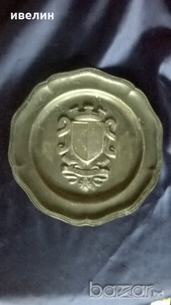 стара викторианска чиния за декорация, снимка 1