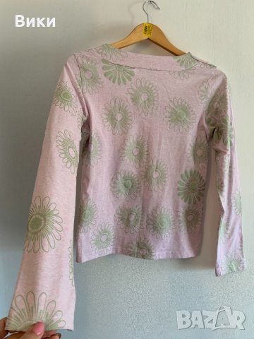 Блуза на цветя, снимка 5 - Блузи с дълъг ръкав и пуловери - 24615159