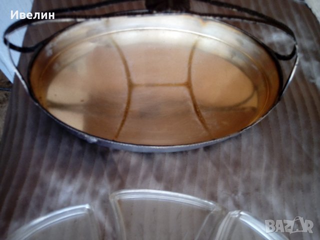 стара посребрена купа за ядки арт деко, снимка 7 - Антикварни и старинни предмети - 21643729