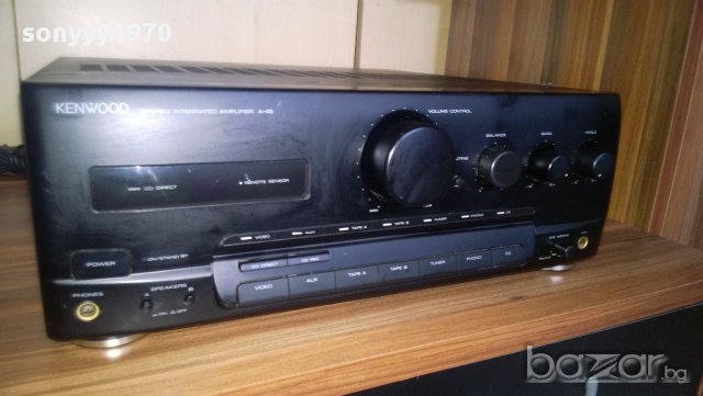 kenwood a-45 stereo amplifier-160watts-внос швеицария, снимка 2 - Ресийвъри, усилватели, смесителни пултове - 8943276