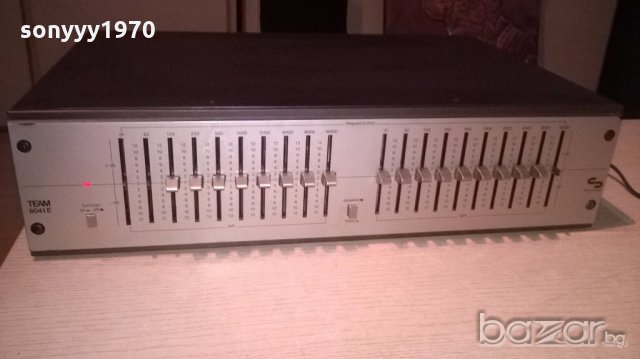 schneider team 6041m equalizer-west germany-внос швеицария, снимка 6 - Ресийвъри, усилватели, смесителни пултове - 18643327