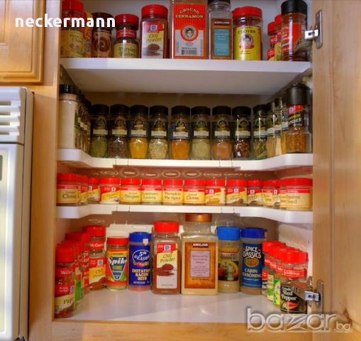 Spicy Shelf кухня шкаф рафтове органайзер за подправки, снимка 4 - Други стоки за дома - 17077921