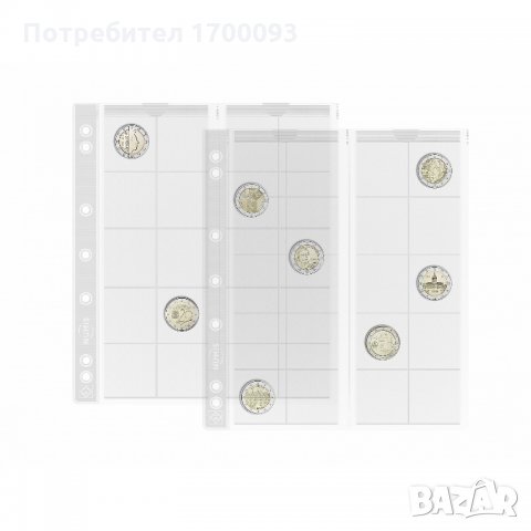 резервни листи Numis за албуми - монети, снимка 3 - Нумизматика и бонистика - 24123399