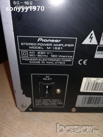 *pioneer m-is21-power amplifier-внос англия, снимка 11 - Ресийвъри, усилватели, смесителни пултове - 20410018