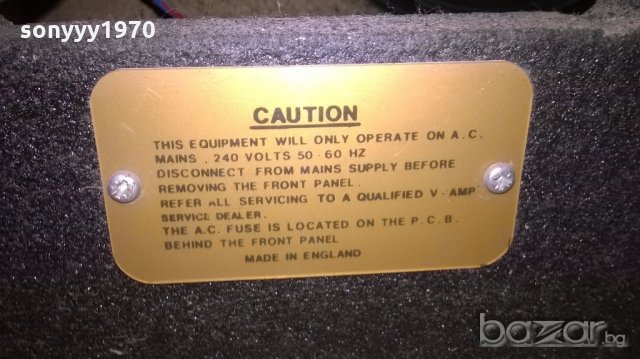 v amp-10k-guitar amplifier-made in england-внос англия, снимка 15 - Ресийвъри, усилватели, смесителни пултове - 19584893